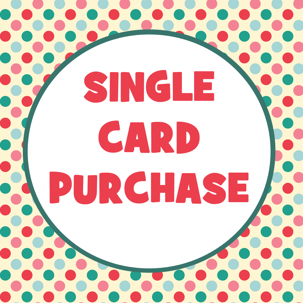 Linen Textured Greeting Card - Single Card